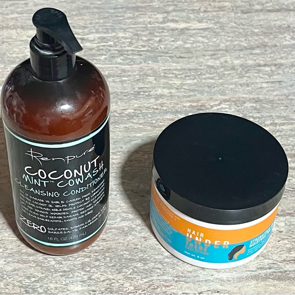 New Renpure Coconut Mint Cowash conditioner & Hair under there hair mask